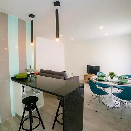 With One Bedroom In With Wonderful City View Balcony And Wifi Nazaré